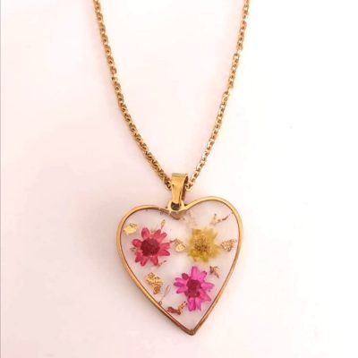 Ogrlica Golden Heart