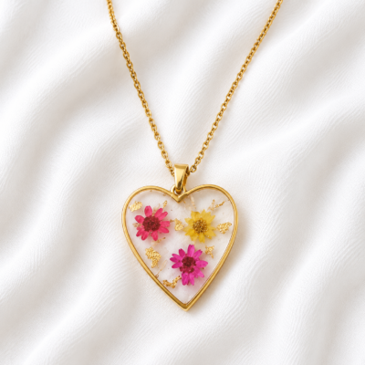 Ogrlica Golden Heart