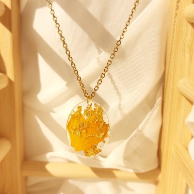 Ogrlica Golden Sunflower