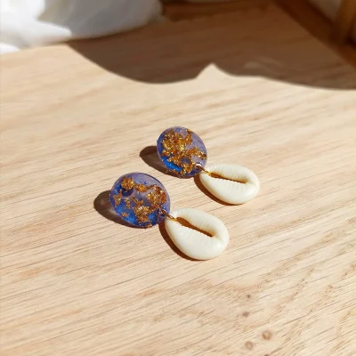 Naušnice Aurora Blue