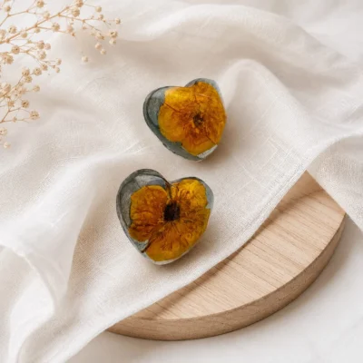 Naušnice Amber Bloom