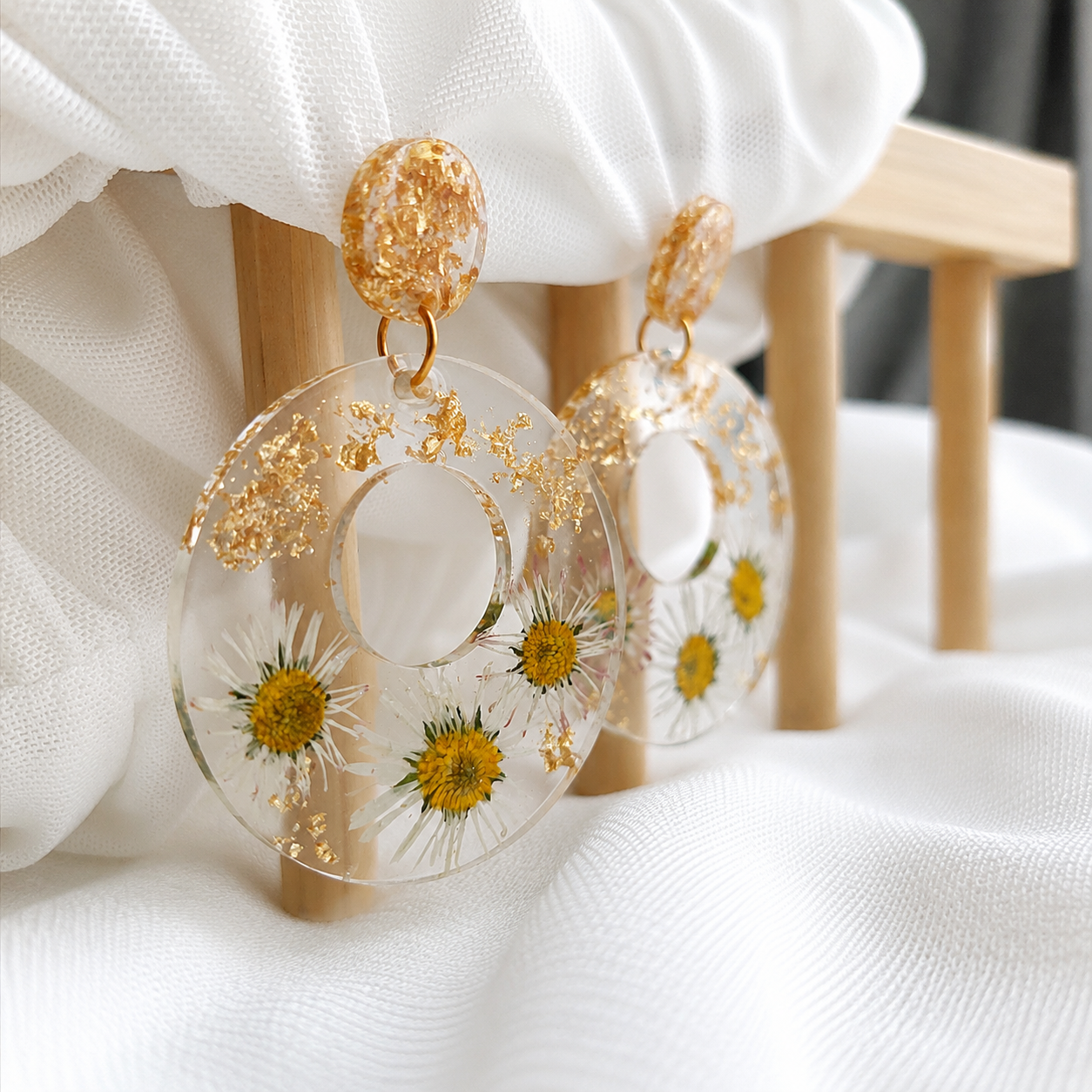 Naušnice Daisy Gold - Slika 2